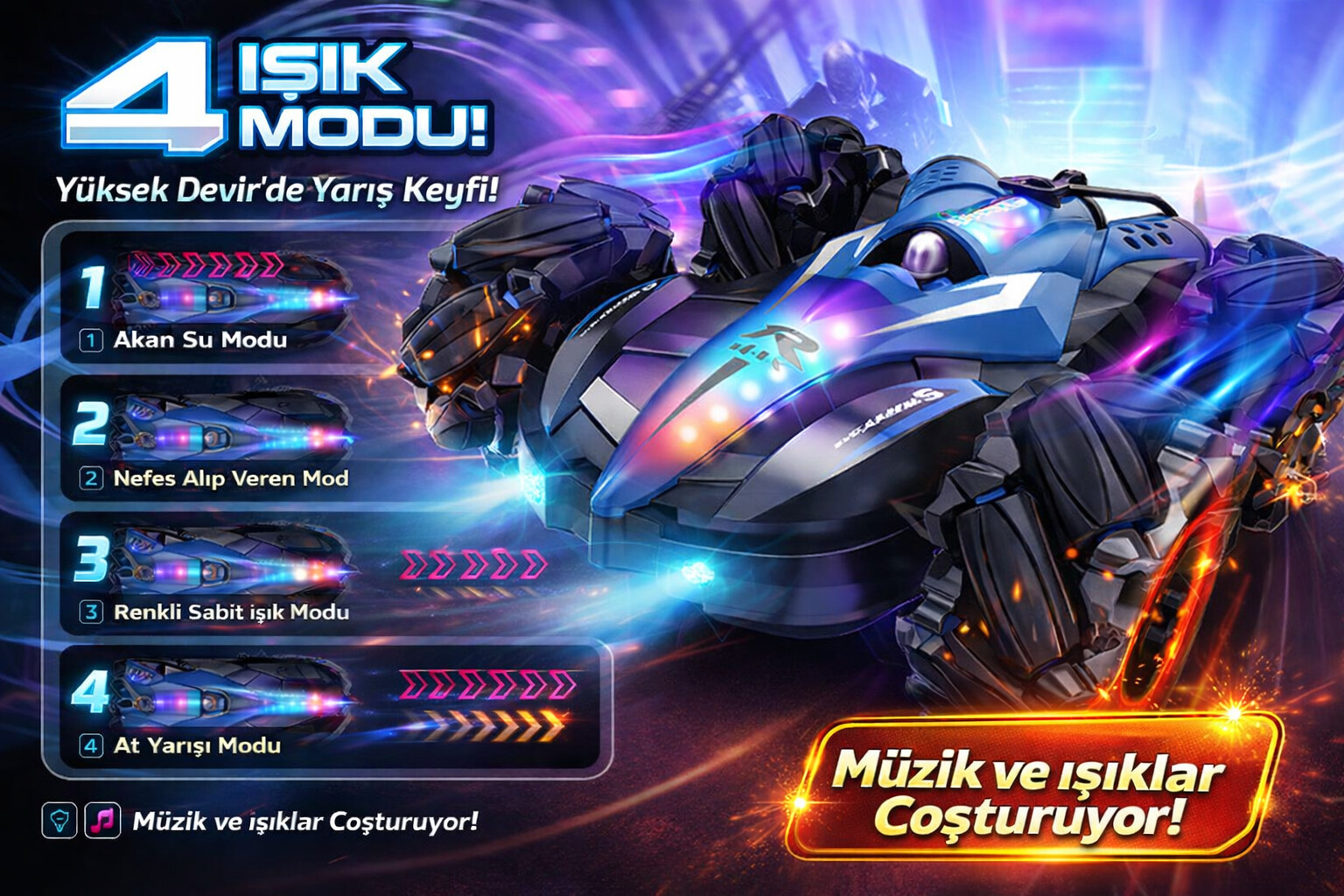 Akrobat RC Araba