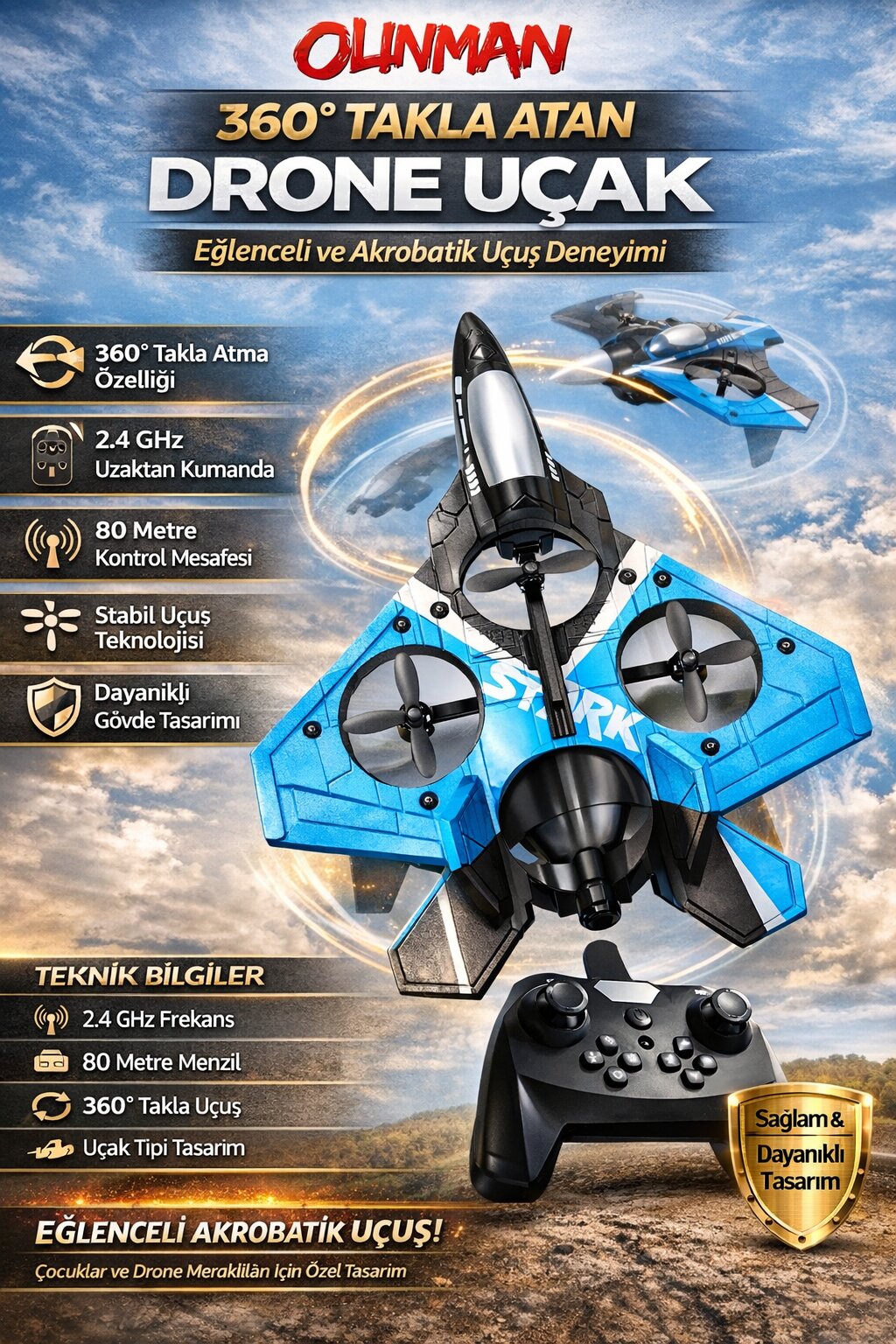 Taklacı Drone Uçak