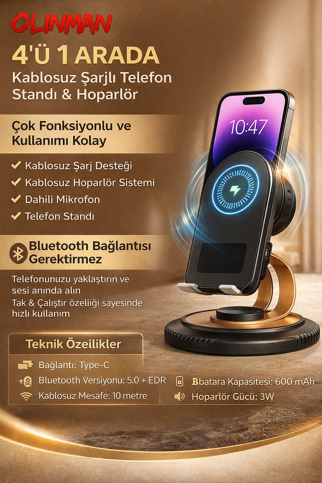 Telefon 4in1 Stand